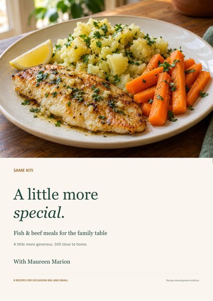 Cover of Same Kiti: A Little More Special, fish and beef meals for the family table